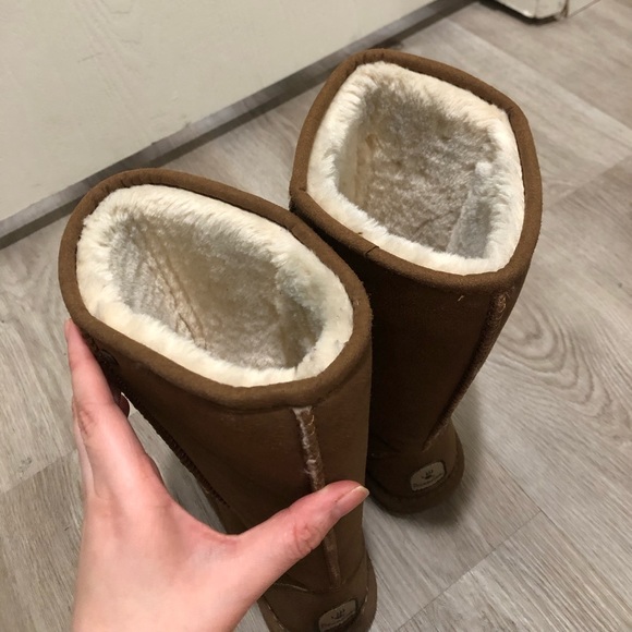 Brown high top boots - Picture 6 of 9